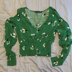 💖 4 for $25 sale 🎉 Abercrombie long sleeve floral blouse